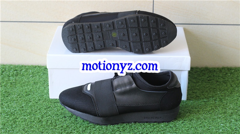 Balenciaga Race Runner Trainers All Black